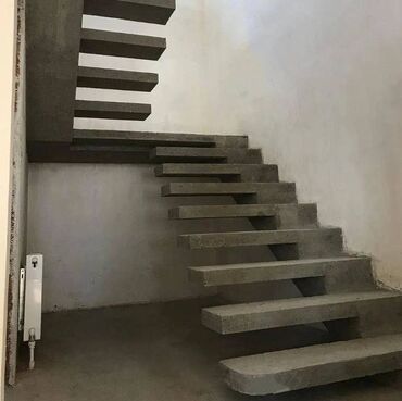 Бетонные лестницы: Бетонная лестница Для дома, Гарантия, Форма лестницы: Много-маршевая, Стиль: Классический — 12