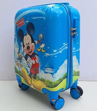 Rančevi, torbe i koferi: Dečiji kofer na točkiće – Mickey Mouse motiv - Tvrda školjka sa — 11