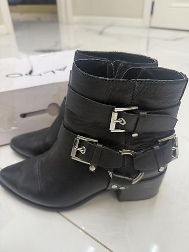 botlar: Aldo qadın qısa çəkmə – model: GENN-97 - Rəng: qara - Üst material — 4
