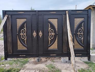 Распашные ворота: Ворота распашные, откатные, навесы, решетки отличного качества — 4