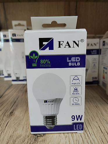 лампачка: Светодиодная лампа FAN, 9W - Тип: LED Bulb - Цоколь: стандартный — 1