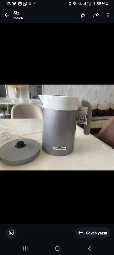 maca cayı: Elektrik çaydan Kenwood, 1 - 1.5 l, Yeni, Pulsuz çatdırılma — 1