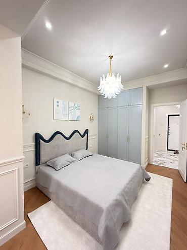 Продажа квартир: 2 комнаты, 48 м², Асанбай мкр Элитка, 2 этаж, Дизайнерский ремонт — 6