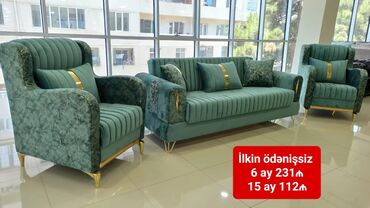 Divan və masa dəstləri: Yeni, Künc divan, Qonaq otağı üçün, Açılan — 14