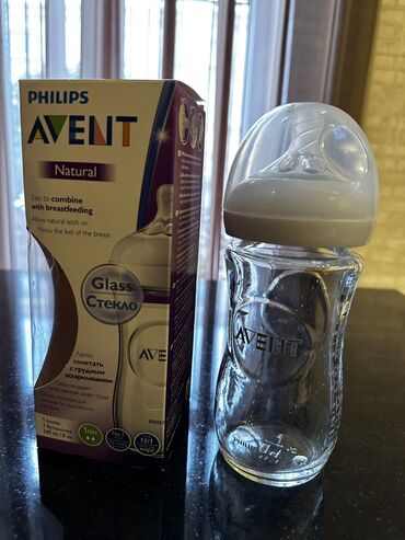 Другие товары для детей: Avent Philips Natural şüşə uşaq butulkası . 240 ml tutumu var. Çox