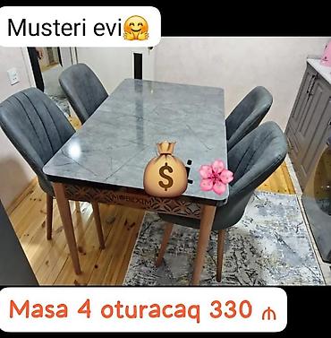 stol və stul dəstləri: Masa desti rəng seçimi var — 1