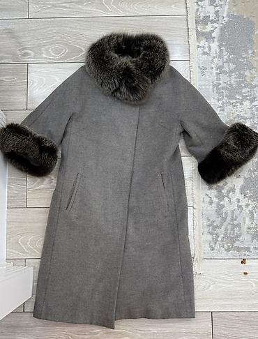 Пальто, Классика, Зима, По колено, M