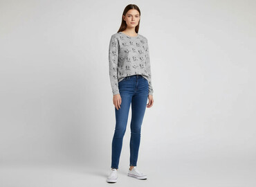bluza w paski reserved: Reserved, Women`s sweatshirt, size S