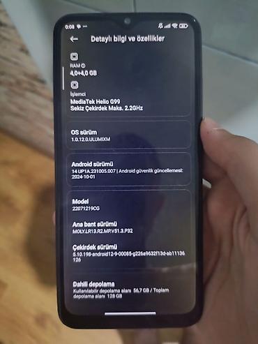internet data: Poco M5, 128 GB, rəng - Qara, Sensor — 2