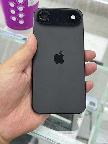 дешевый айфон: IPhone Air, Б/у, 256 ГБ, Черный, Защитное стекло, Чехол, 100 % — 5