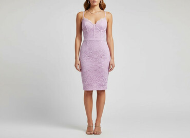 sukienki liliowe: Women`s dress, size S