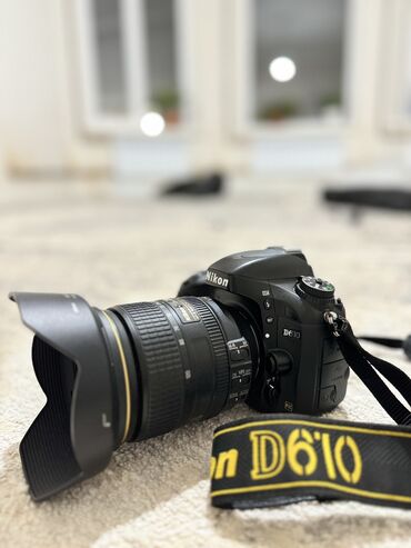 Фотоаппараты: Nikon 610 жаны абалда сатылат+обьектив 24-120 F4