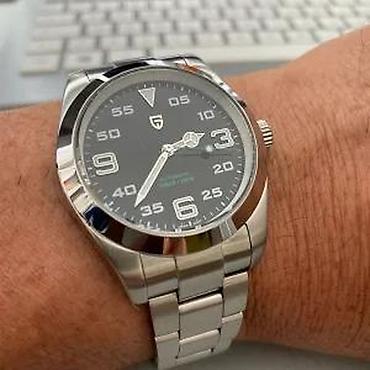 Ručni satovi: Pagani Design PD-1692 -Crna/Black- Rolex Air King -Automatik Potpuno — 9