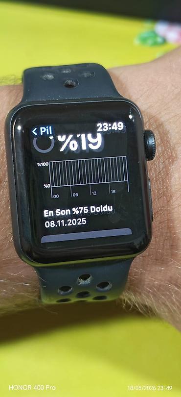 Smart saatlar: Smart saat, Apple, Suya davamlı, rəng - Qara — 9