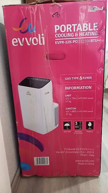 Бытовая техника: Evvoli EVPR-12K-PO portativ kondisioner (soyutma və isitmə) - Güc — 2