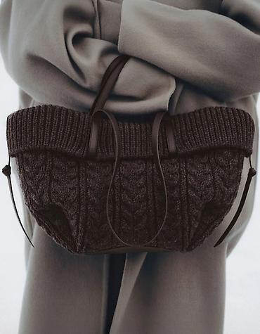 obi velika plana: Poléne merino torba dostupna u coko braon boji — 6
