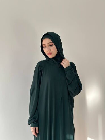 Повседневные платья: Повседневное платье, Длинная модель, Оверсайз, Стандарт — 14