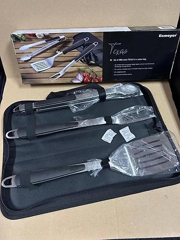 Sve za roštilj: Esmeyer Texas – set alata za roštilj u torbi - Komplet od 3 dela — 9