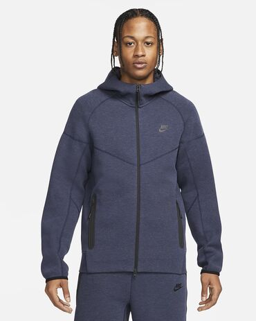 удлиненная толстовка мужская: Nike Sportswear Tech Fleece Windrunner ▫️Размеры: XS S M L XL