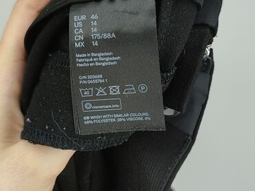 Women's Pants: H&M, Spodnie materiałowe damskie, rozmiar XL — 8