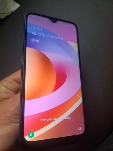 gigatron plinske peci: Samsung A10s, 32 GB, bоја - Tamnoplava, Otisak prsta, Dual SIM, Face ID