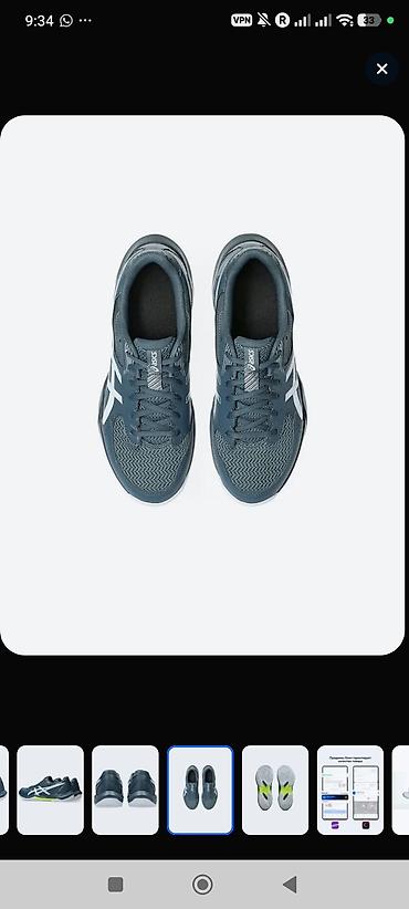 крассовка волейбольный: Мужские кроссовки, 42.5, Asics, Новый, цвет - Серый, Самовывоз — 3