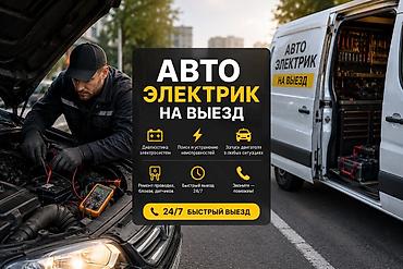 Автоэлектрик на выезд — круглосуточно 24/7 Услуги: - Диагностика