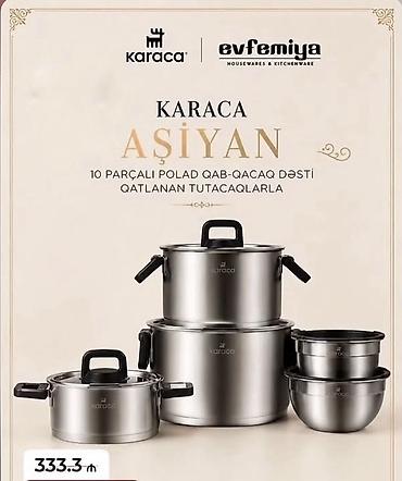 karaca sumqayit: Qazan, rəng - Gümüşü, Paslanmayan polad, Karaca — 5