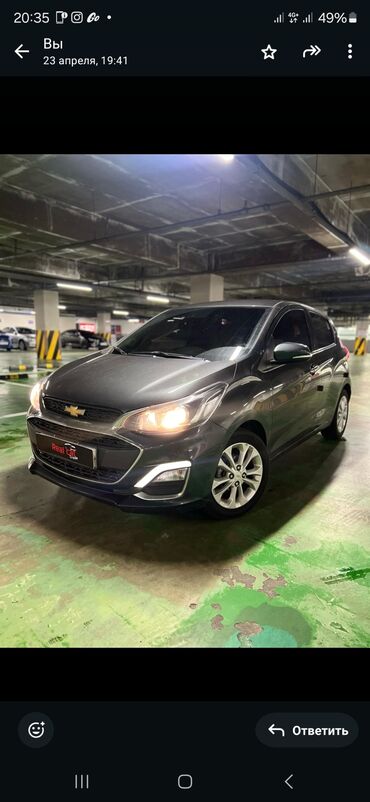Chevrolet: Chevrolet Spark: 2019 г., 1 л, Вариатор, Бензин, Седан