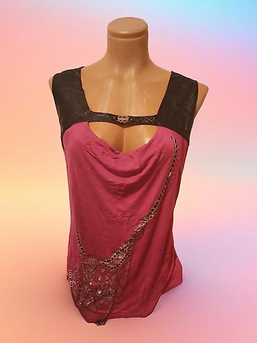 Topovi: Ženski letnji topovi – više modela - Crveno-beli prugasti top na — 5