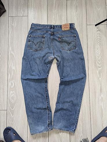 Джинсы: Мужские джинсы, M, LeviS, Б/у, цвет - Синий, Самовывоз, Платная доставка — 2