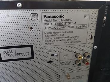 panasonic musiqi: Panasonic SA-VK860 DVD Stereo System - 2 yol dinamik sistemi olan — 2