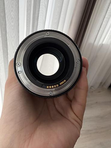 Foto və videokameralar: Canon EF 100MM F/2.8L MACRO IS USM 4 defe istifade olunub, qutusuna — 5
