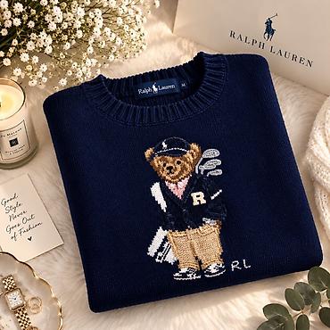 online geyim: Sviter, Ralph Lauren, M, rəng - Göy — 1
