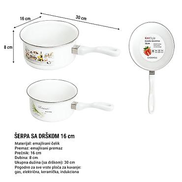 KMT Kutlača šerpa 5404112 Šerpica sa dugom ručkom, idealna za
