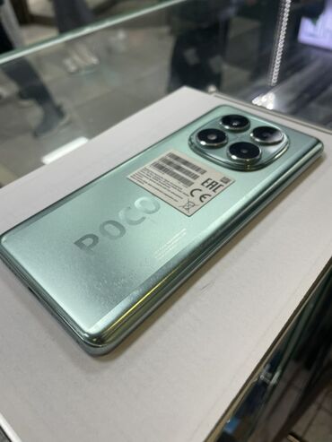 поко ем 5: Poco X7, Колдонулган, 512 ГБ, түсү - Жашыл, 2 SIM