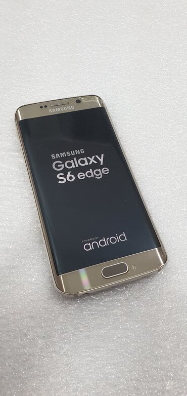 Poco: Samsung Galaxy S6 Edge, Б/у, 64 ГБ, цвет - Золотой