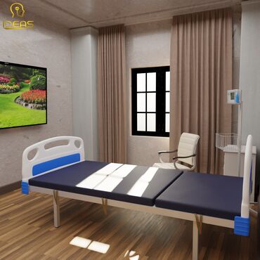 Медицинская мебель: Кровать палатная ID-CS-16 - одно секционная модель медицинской — 8