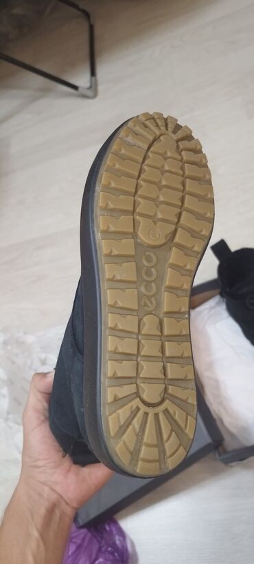 Сапоги: Сапоги, 40, Ecco, Б/у, цвет - Черный, Платная доставка, Самовывоз — 4