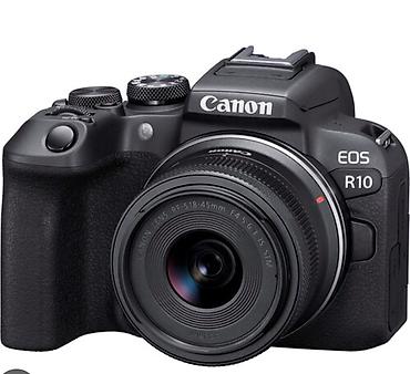 Фото и видеокамеры: Canon r 10 +2 obyektiv dest shekilinde satilir Kit lens 18-45 mm — 1