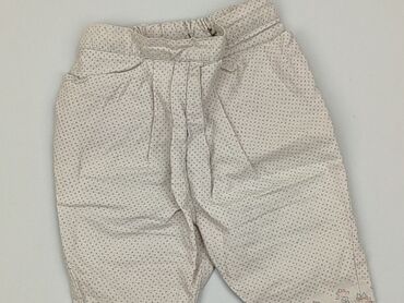 modne zestawy ubrań na jesień: Baby material trousers, 0-3 months, 50-56 cm, condition - Good