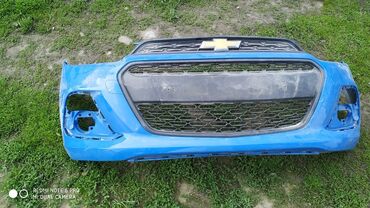 спарк бампер: Передний Бампер Chevrolet 2018 г., Б/у, цвет - Синий, Оригинал