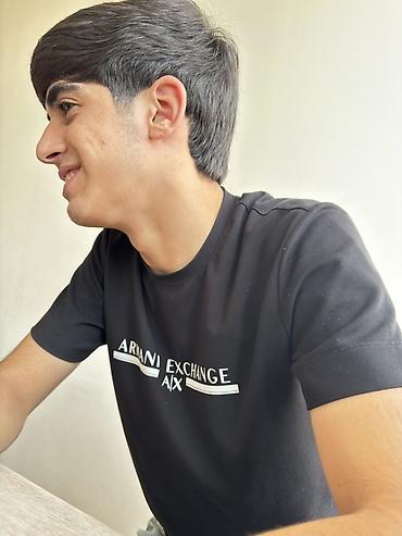estee: Futbolka, Armani Exchange, Standart, rəng - Qara — 1