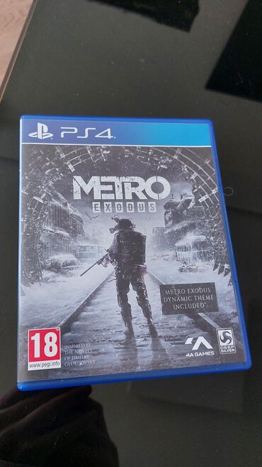 Video oyunlar və konsollar: Metro Exodus, Qarışıq janr, İşlənmiş Disk, PS4 (Sony Playstation 4), Ünvandan götürmə