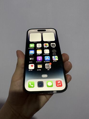 продается айфон: IPhone 14 Pro, Б/у, 256 ГБ, Black Titanium, Коробка, 84 %