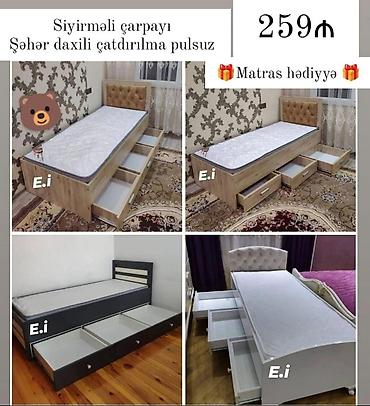 Siyirməli çarpayı. Çarpayının alt hissəsində geniş saxlama üçün bir lalafo.az -da Siyirməli çarpayı. Çarpayının alt hissəsində geniş saxlama üçün bir