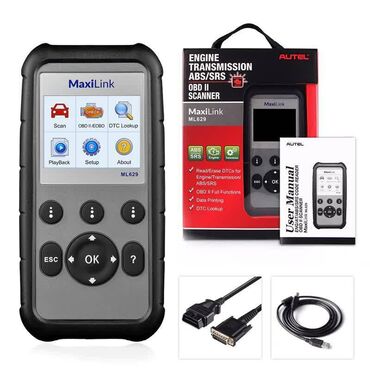obd: Diaqnostika cihazı "Autel MaxiLink ML629" Xüsusiyyətləri: Dörd Sistem
