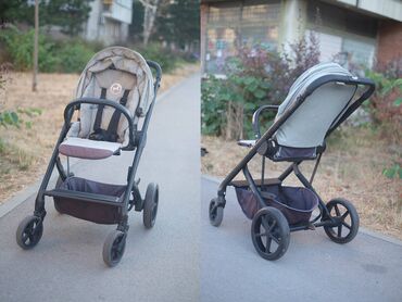 Kolica za bebe: Cybex Balios S 2u1 siva/grey kolica - kolevka+sportsko Crni ram + — 7