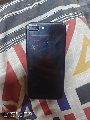 iphone c: IPhone 7 Plus, Б/у, 32 ГБ, Jet Black, Чехол, 100 % — 1