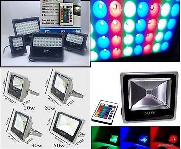 straus trimer: Akcija SLIM LED Reflektori RGB+W 10w/20w/30w/50w. AKCIJA NOVOGODIŠNJI — 2